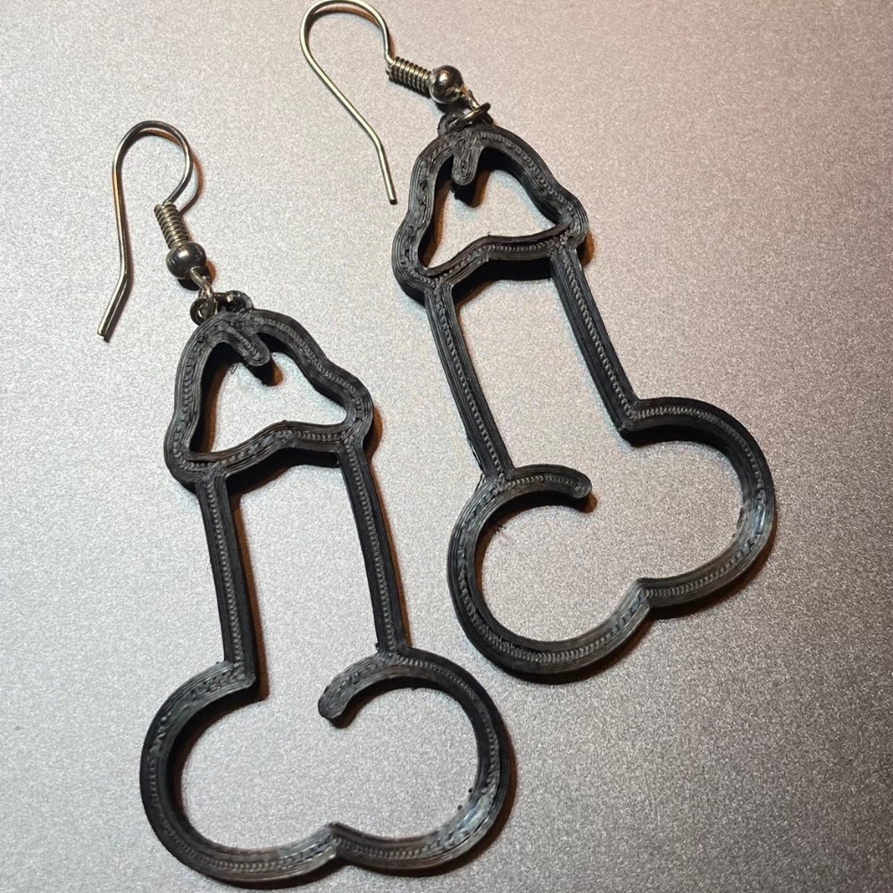 Penis Earrings|Funny Earrings|Bachelorette Party|Naughty|Gag gifts|Prank gift